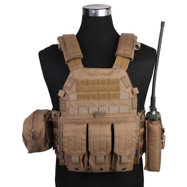 Emersongear LBT6094A style Plate Carrier w 3 pouches