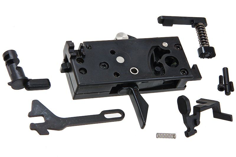 Guns Modify Tokyo Marui MWS GBBR Airsoft EVO Drop in Lower Full Steel Parts Set (Zinc Alloy Box Gei Trigger)