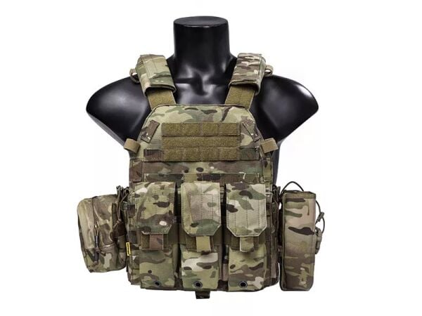 Emersongear LBT6094A style Plate Carrier w 3 pouches