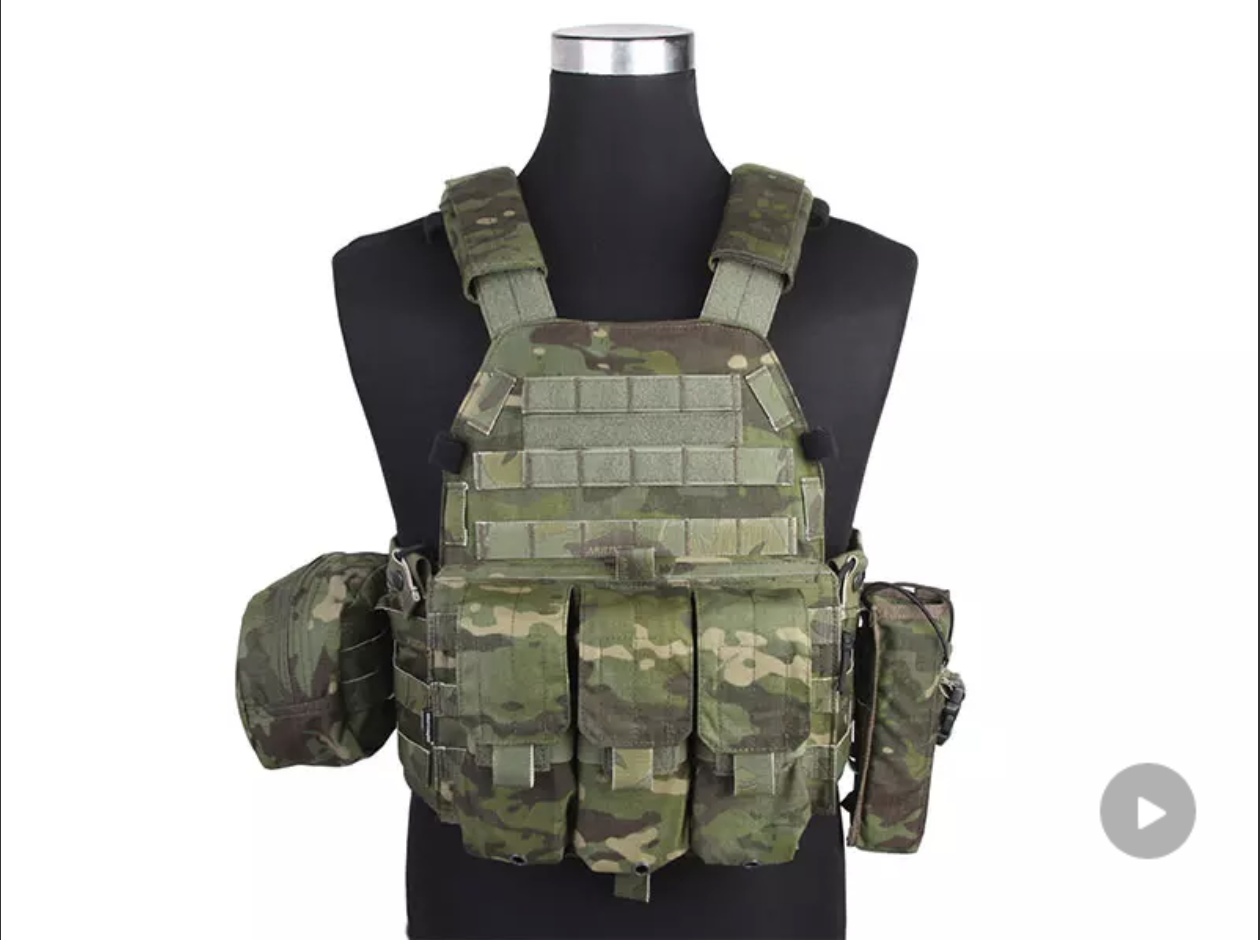Emersongear LBT6094A style Plate Carrier w 3 pouches MCTP