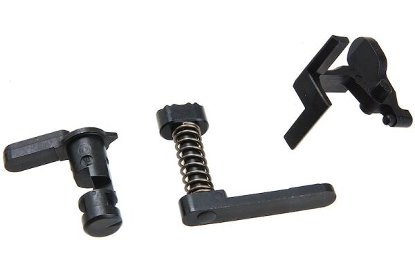 Guns Modify Tokyo Marui MWS GBBR Airsoft EVO Drop in Lower Full Steel Parts Set (Zinc Alloy Box Gei Trigger)