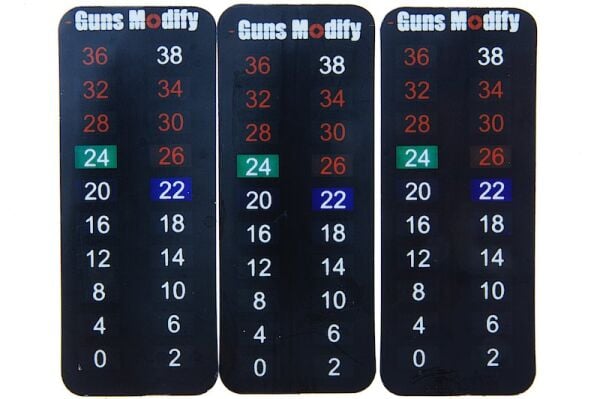 Guns Modify 0-38 degree Temperature Index Sticker for GBB Magazines (3 pcs)