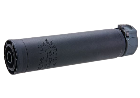 Angry Gun Socom556 RC3 — Alev Bastırıcılı Sahte Susturucu (14mm CCW, Siyah)