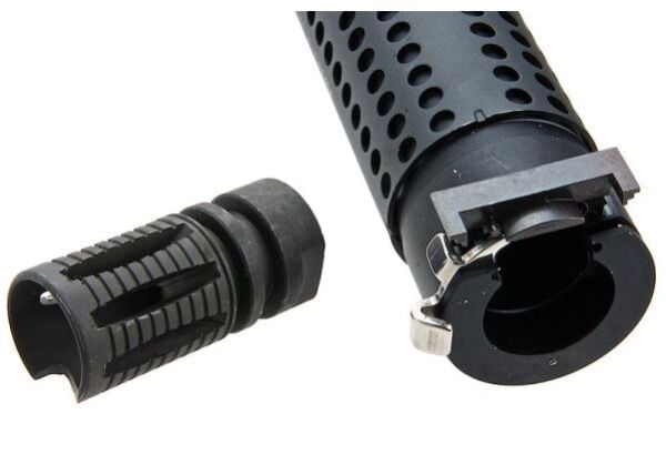 GK TACTICAL KAC QD SUPPRESSOR WITH SR16 FLASH HIDER (14MM CCW)
