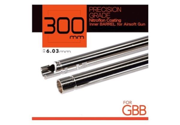 Unicorn Inner Barrel 6.03mm, L:300mm, Nitroflon Coated Brass w/60 Degree Bucking