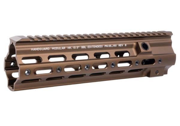 5KU SMR TACTICAL HANDGUARD FOR UMAREX / VFC HK416 GBBR AIRSOFT (10.5 INCH) - FDE