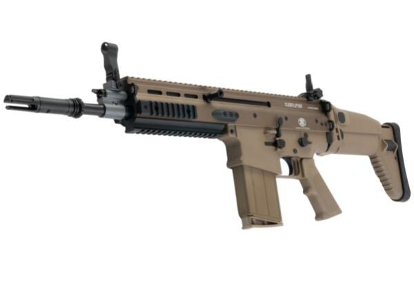 CYBERGUN SCAR H GBBR AIRSOFT - TAN (BY VFC, FN HERSTAL LICENSED)