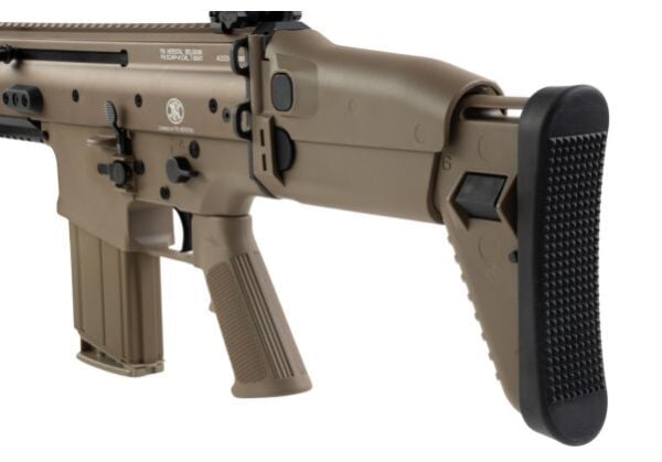 CYBERGUN SCAR H GBBR AIRSOFT - TAN (BY VFC, FN HERSTAL LICENSED)